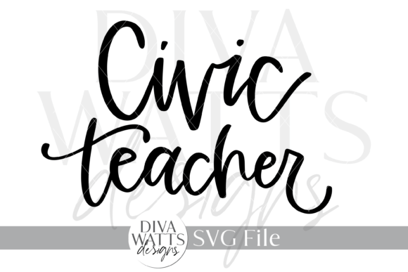 Civic Teacher SVG: A Design for Educators