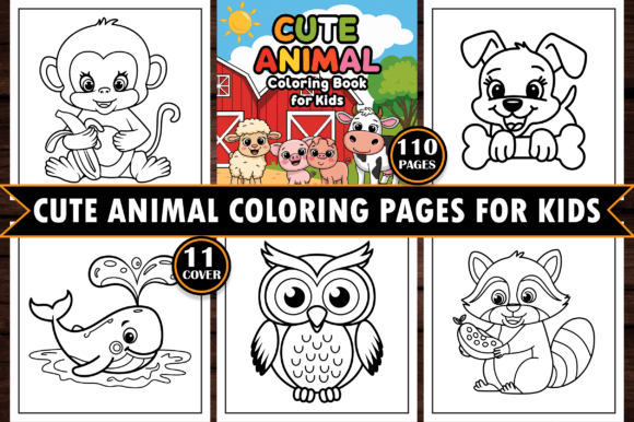 Cute Animal Coloring Pages for Kids: A Strategic Tool for Early Development