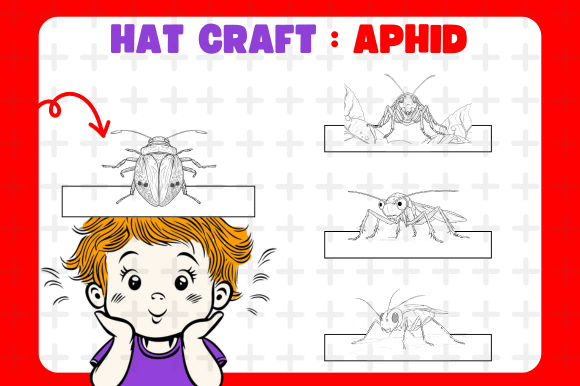 Discover the Tiny World of Aphids with a Fun Hat Craft Coloring Activity