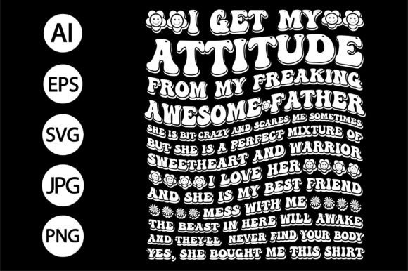 Elevate Your Brand with Father Typography T-Shirt Design SVG and Custom Quotes