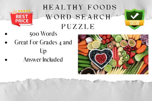 Healthy Foods Word Search: A Practical Tool for Nutrition Education