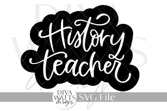 History Teacher Art Illustration SVG