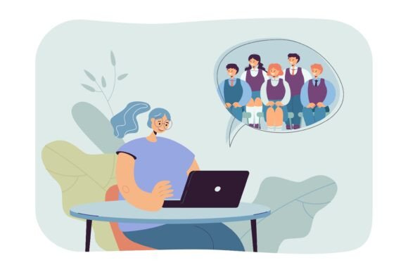 Online Lesson with Teacher and Students: A Modern Educational Shift