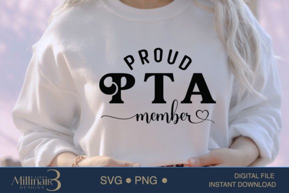 Proud PTA Member Parent Teacher SVG