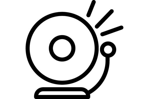 The Visual Language of Time: Understanding the School Bell Line Icon